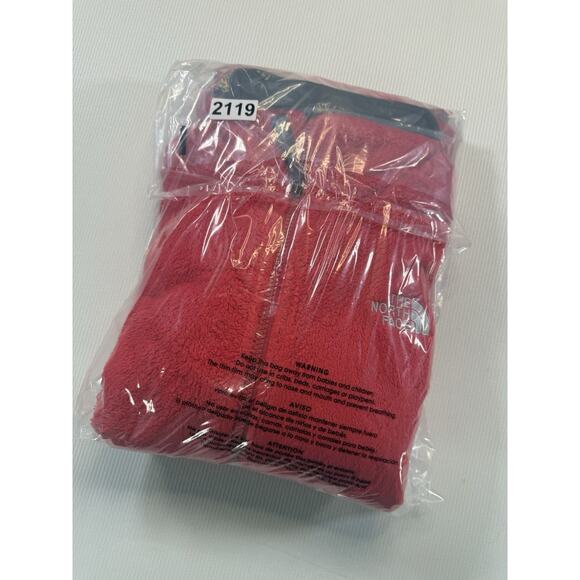 The North Face Women’s Full Zip Fleece Jacket Red Size Large - Picture 8 of 8